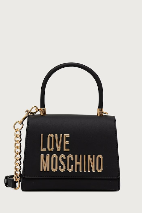 Love Moschino borsa a tracollo da donna in similpelle nera JC4024PP1PKD0000