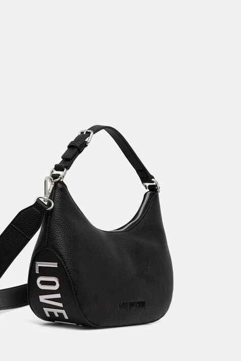 Love Moschino сумочка hobo жіноча зі штучної шкіри — AW26-TODY7C, чорний — фото 2