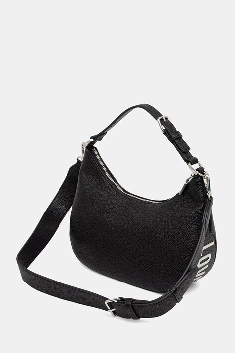 Love Moschino сумочка hobo жіноча зі штучної шкіри — AW26-TODY7C, чорний — фото 3