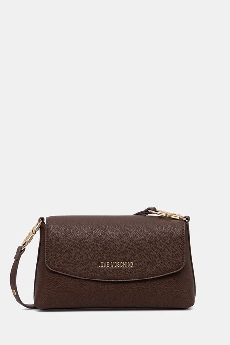 Love Moschino torebka damska z imitacji skóry brązowa JC4017PP1PLB0300