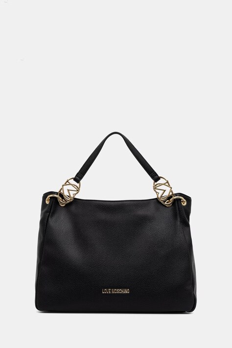 Love Moschino Torebka na telefon damska z imitacji skóry czarna JC4014PP1PLB0000