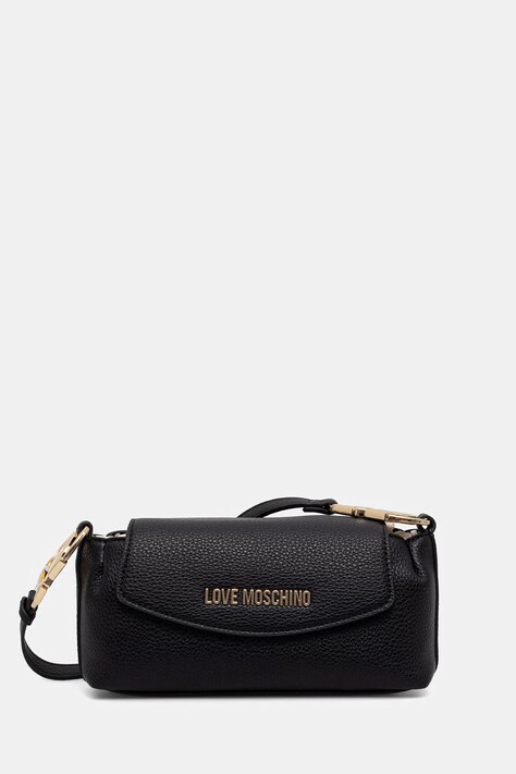 Love Moschino torebka crossbody damska z imitacji skóry czarna JC4013PP1PLB0000