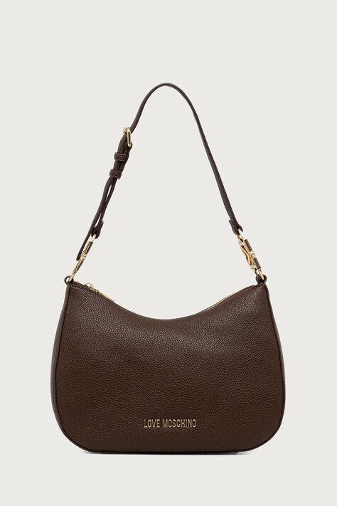 Love Moschino torebka hobo damska z imitacji skóry brązowa JC4012PP1PLB0300