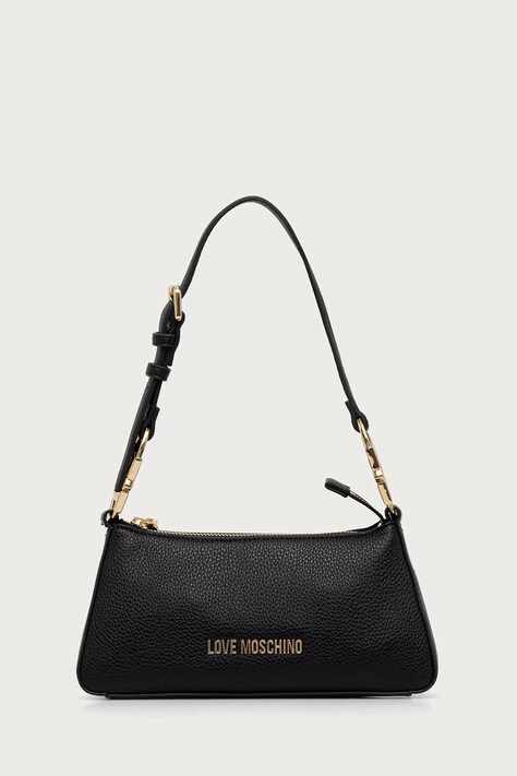 Love Moschino torebka damska z imitacji skóry czarna JC4007PP1PLB0000