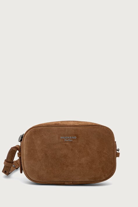 Weekend Max Mara Torebka crossbody damska skórzana WKASTRUZZO brązowa 2625516195600