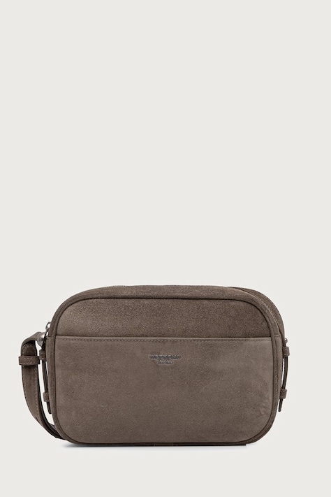 Weekend Max Mara Torebka crossbody damska zamszowa WKAPOTENZA szara 2625516185600