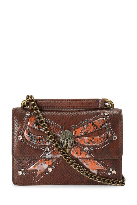 Kurt Geiger London torebka damska skórzana SHOREDITCH brązowa 5845031189