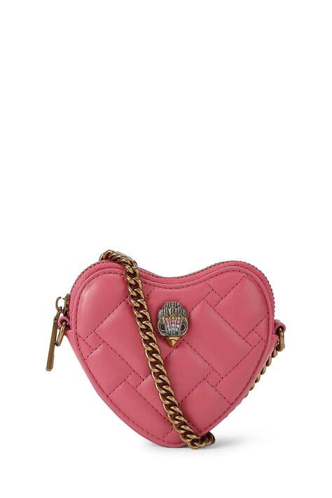Kurt Geiger London torebka crossbody damska z imitacji skóry różowa 4029257999