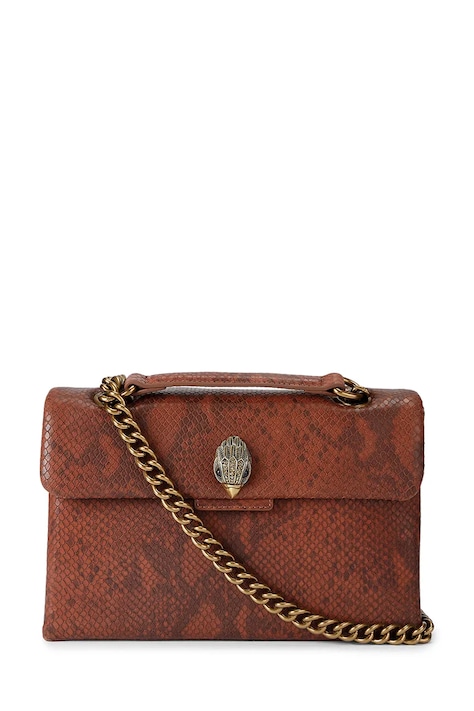 Kurt Geiger London torebka crossbody damska skórzana KENSINGTON brązowa 5021530719