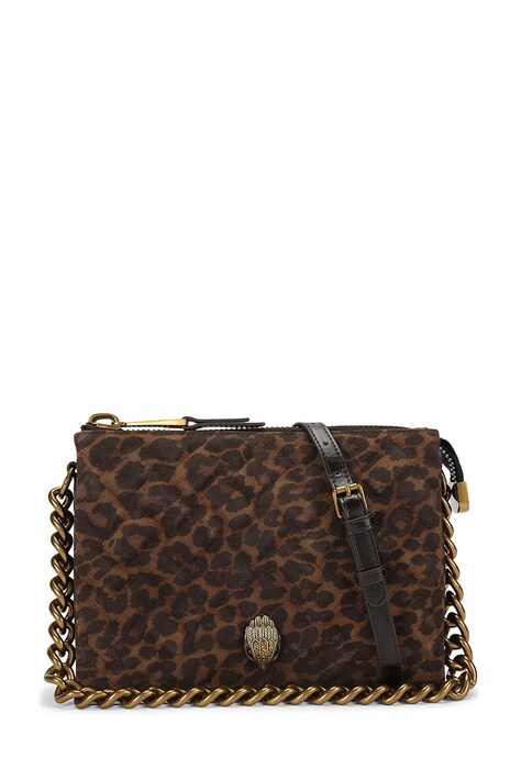 Kurt Geiger London torebka crossbody damska skórzana KENSINGTON brązowa 3571935289