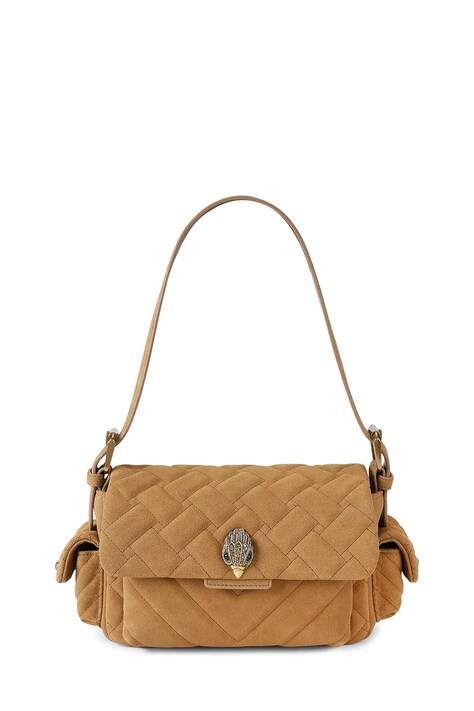 Kurt Geiger London torebka crossbody damska skórzana KENSINGTON zielona 5829233219