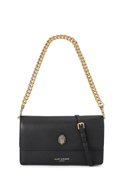 Kurt Geiger London torebka crossbody damska skórzana SLOANE czarna 5832700109