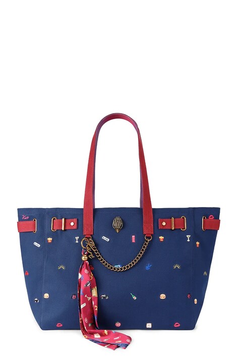 Kurt Geiger London torebka tote damska SLOANE niebieska 5838381339