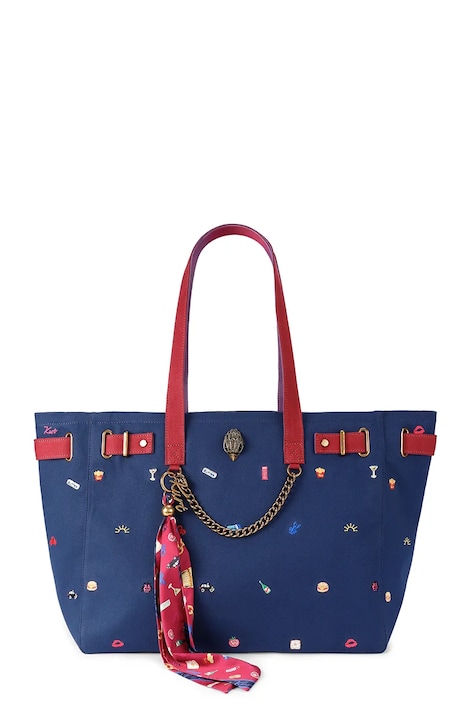 Kurt Geiger London torebka tote damska SLOANE niebieska 5838381339