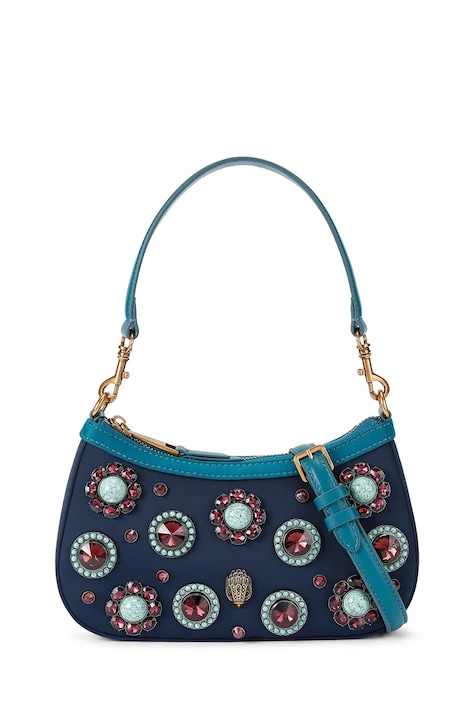 Kurt Geiger London torebka hobo damska SLOANE HOBO granatowa 5849984609