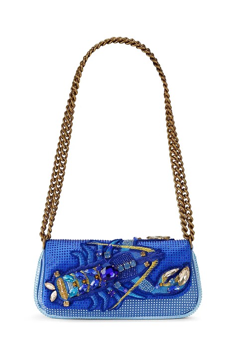 Kurt Geiger London torebka crossbody damska PICKLE SHOULDER BAG niebieska 5847080609