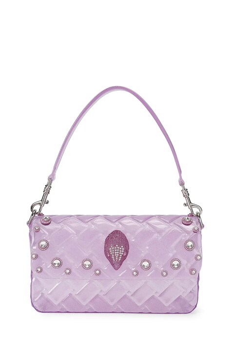 Kurt Geiger London torebka crossbody damska JELLY KENSINGTON fioletowa 5847492999