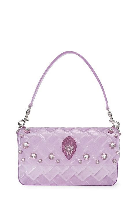 Kurt Geiger London torebka crossbody damska JELLY KENSINGTON fioletowa 5847492999