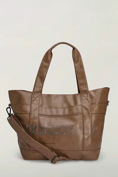 adidas Originals ADI008 Bag x SFTM tote γυναικεία από απομίμηση δέρματος καφέ LE1288