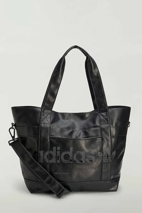 adidas Originals ADI008 Bag x SFTM чанта tote дамска от имитация на кожа черна LE1287