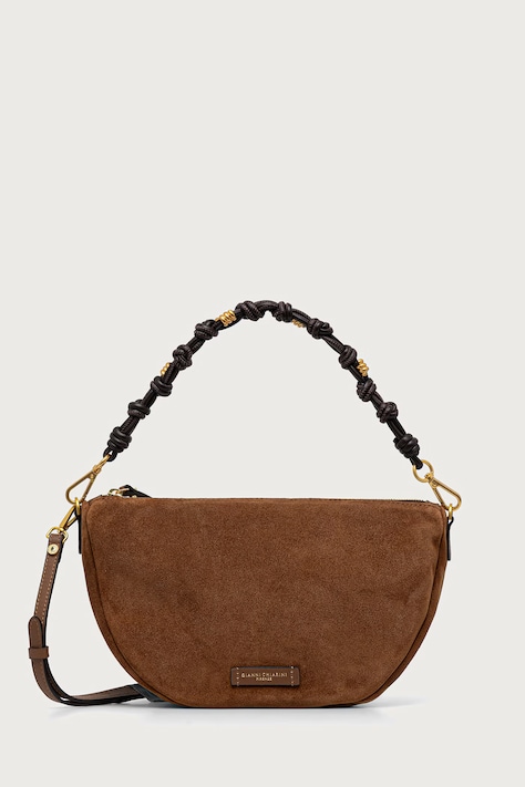 Gianni Chiarini crossbody kabelka dámská semišová CLEO hnědá BS 12690 CM-PL