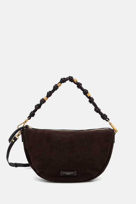 Gianni Chiarini torebka crossbody damska zamszowa CLEO brązowa BS 12690 CM-PL