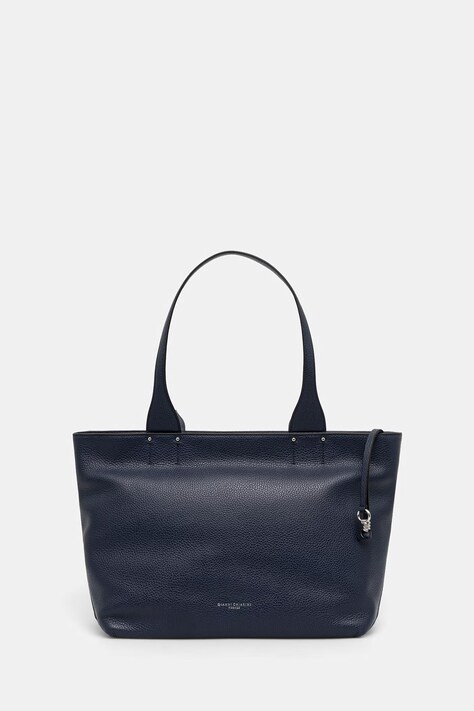 Gianni Chiarini torebka shopper damska skórzana BARBARA granatowa BS 12356/COMM GRN