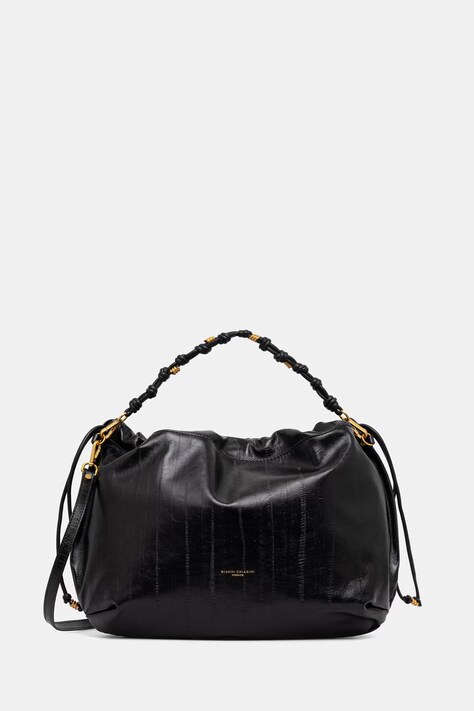 Gianni Chiarini torebka shopper damska skórzana MORGANA czarna BS 12260 EEL