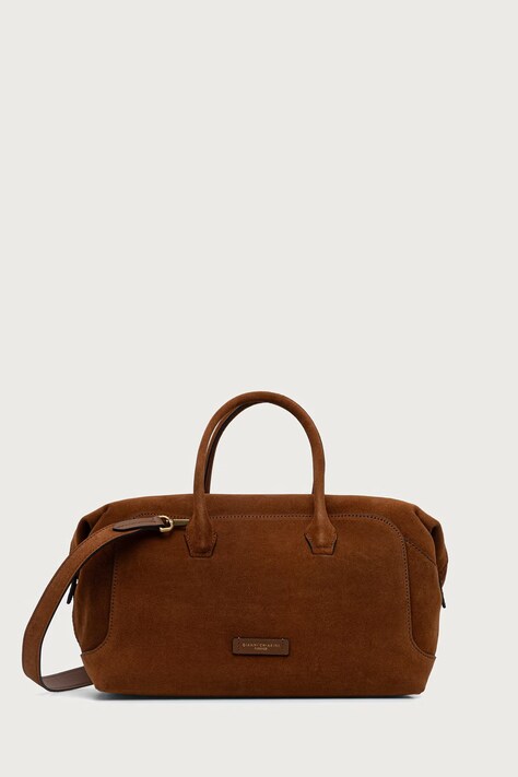 Gianni Chiarini torebka damska zamszowa GEMMA brązowa BS 12241/COMM CM-PL