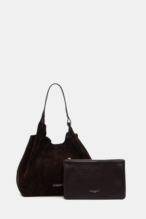 Gianni Chiarini torebka shopper damska skórzana DUA brązowa BS 9800 CM-PL