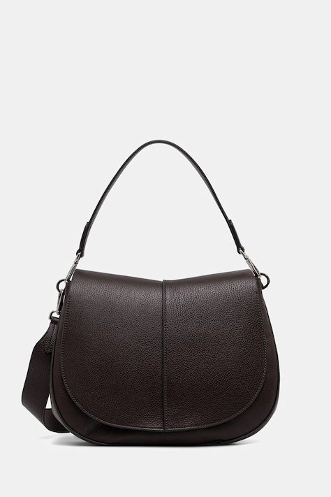 Gianni Chiarini torebka crossbody damska skórzana HELENA ROUND brązowa BS 9037/COMM GRN