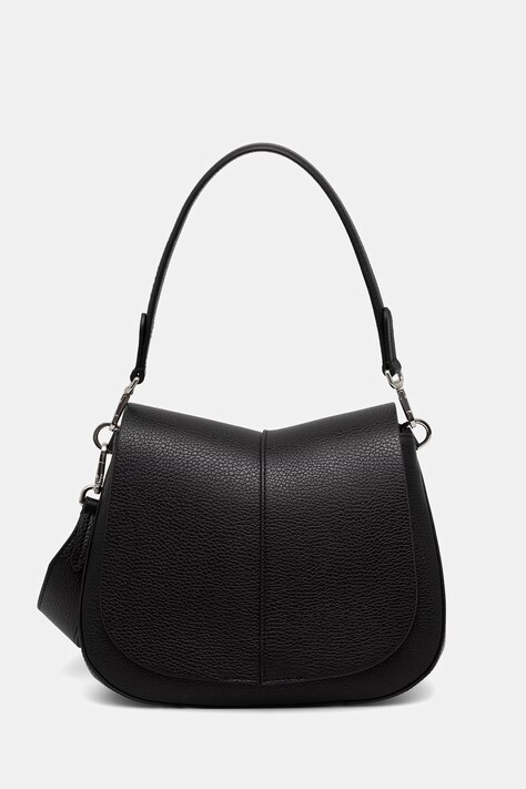 Gianni Chiarini torebka crossbody damska skórzana HELENA ROUND czarna BS 9036/COMM GRN