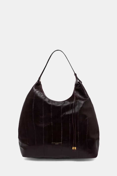 Gianni Chiarini torebka tote damska skórzana DUA bordowa BS 12680 EEL-PSLY