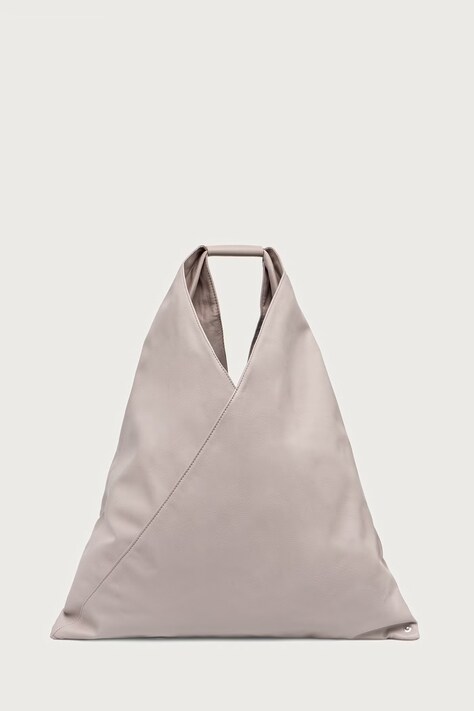 MM6 Maison Margiela Torebka shopper damska skórzana beżowa S54WD0039-P8396