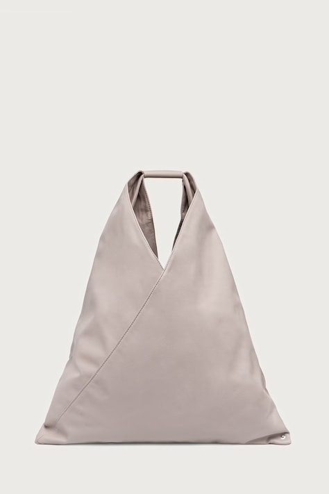 MM6 Maison Margiela Torebka shopper damska skórzana beżowa S54WD0039-P8396