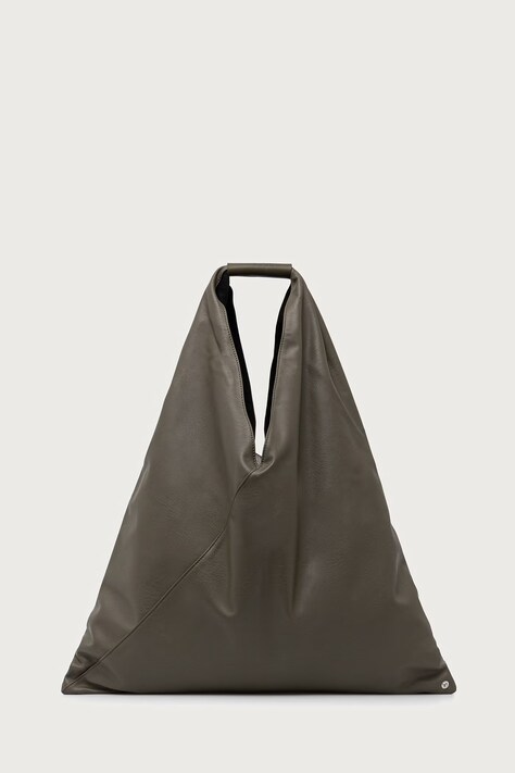 MM6 Maison Margiela Torebka shopper damska skórzana zielona S54WD0039-P8396