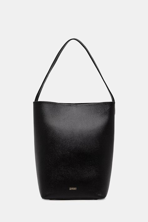 Seventy Venezia torebka shopper damska skórzana czarna BO0438_100416