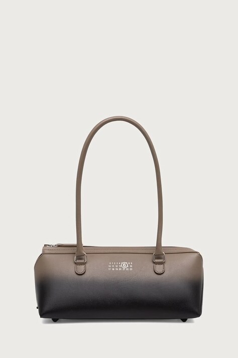 MM6 Maison Margiela Torebka tote damska skórzana brązowa SB6ZH0040-P9354