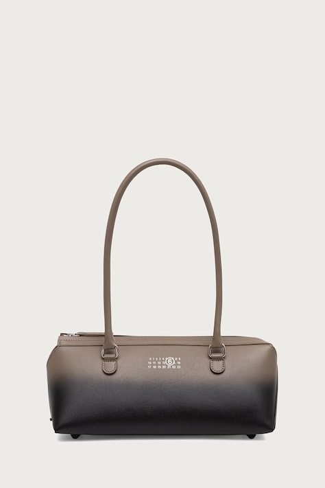 MM6 Maison Margiela Torebka tote damska skórzana brązowa SB6ZH0040-P9354