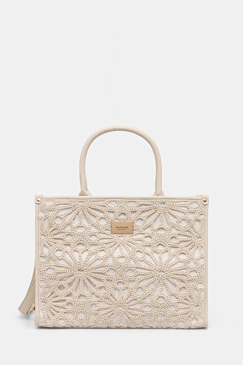 Morgan torebka shopper damska beżowa 2NACRE