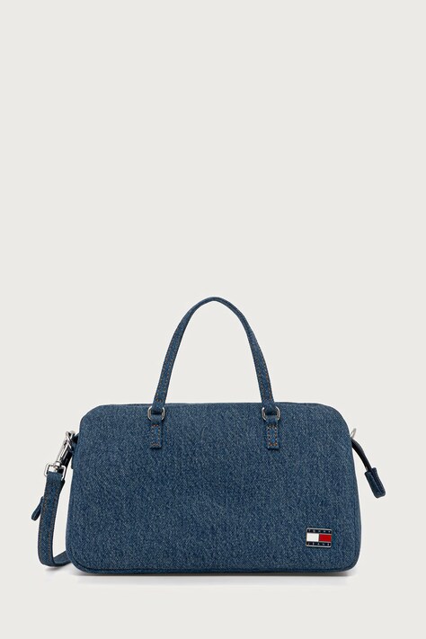 Tommy Jeans torebka crossbody damska jeansowa niebieska AW0AW19084