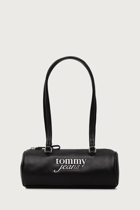 Tommy Jeans Kabelka dámska z imitácie kože čierna AW0AW19055