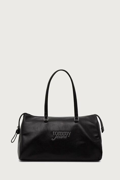 Tommy Jeans Kabelka typu tote dámska z imitácie kože čierna AW0AW19054