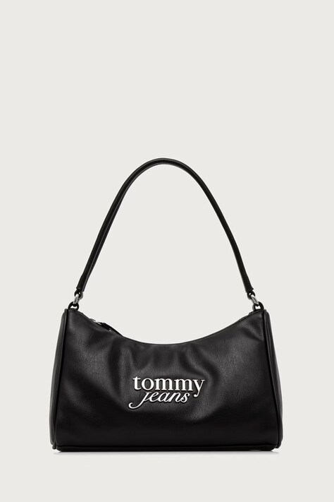 Tommy Jeans Kabelka dámska z imitácie kože čierna AW0AW19052