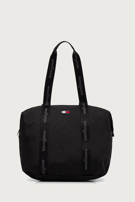 Tommy Jeans tote torba za žene crna AW0AW19039