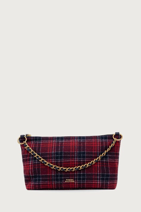 Tommy Hilfiger Nákupní taška dámská s vlnou námořnická modř AW0AW19513