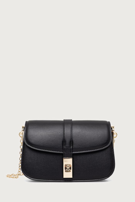 Tommy Hilfiger torebka crossbody damska z imitacji skóry czarna AW0AW19319