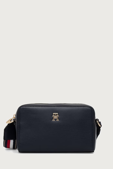 Tommy Hilfiger torebka crossbody damska z imitacji skóry granatowa AW0AW19315