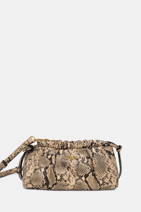 Tommy Hilfiger torebka crossbody damska skórzana brązowa AW0AW19286