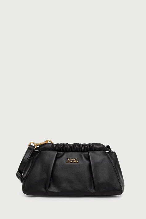 Tommy Hilfiger torebka crossbody damska skórzana czarna AW0AW19221